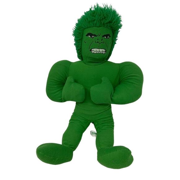 Vintage Knickerbocker Plush Toy 1978 The Incredible Hulk Super Hero No Shorts - Picture 1 of 7